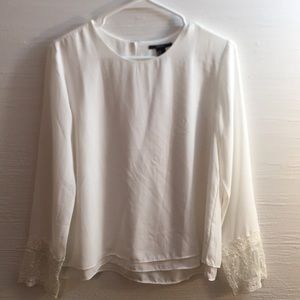 White blouse long sleeve